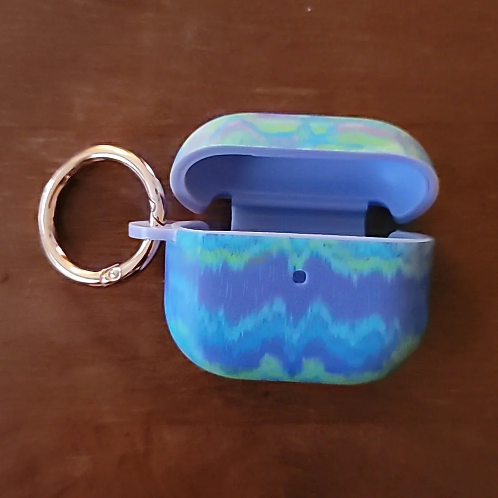 heyday Apple AirPods (3 Generation) Multicolored Hard Case with Carabiner Clip